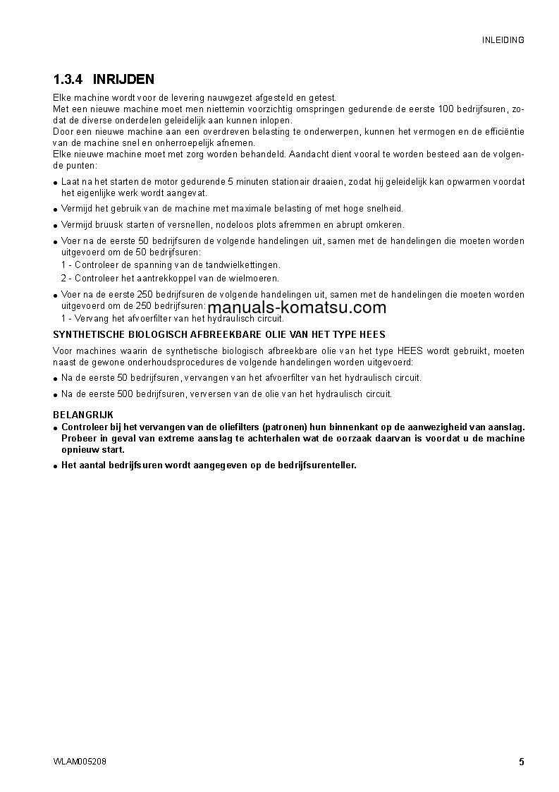 Protected: SK1020-5(ITA)-TURBO S/N 37CTF00655-UP Operation manual (Dutch)