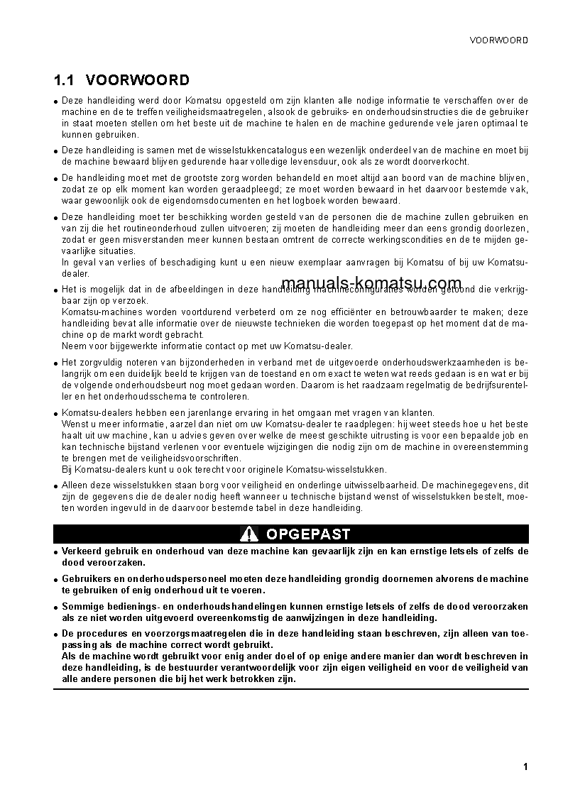 Protected: CK20-1(ITA) S/N F00003-F00270 Operation manual (Dutch)