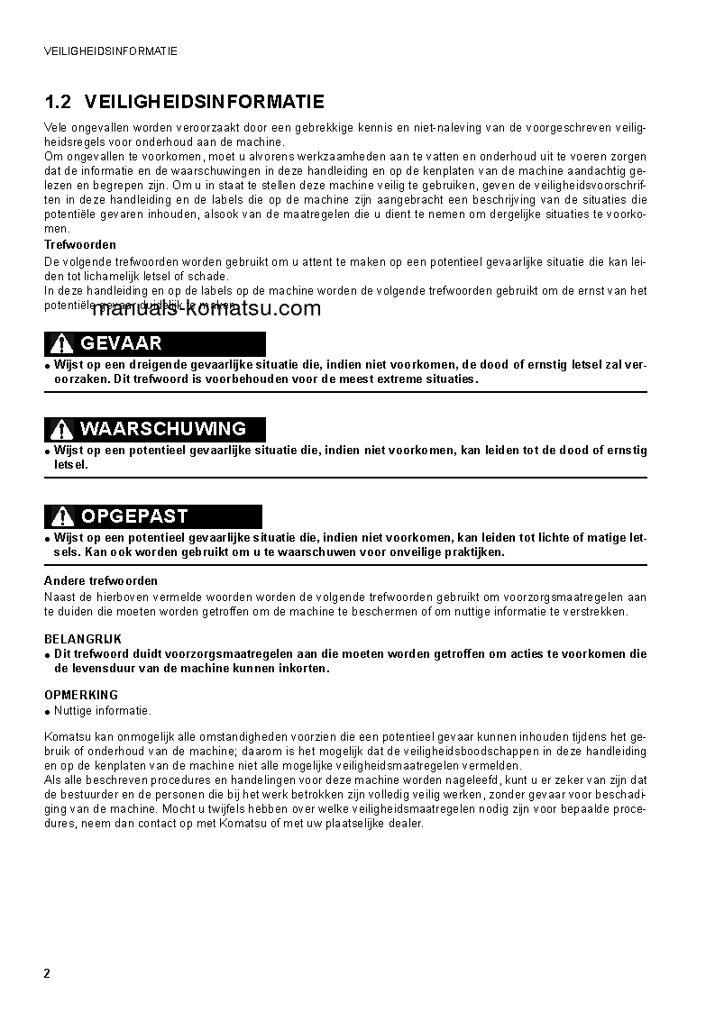 Protected: CK30-1(ITA) S/N F00003-F00187 Operation manual (Dutch)