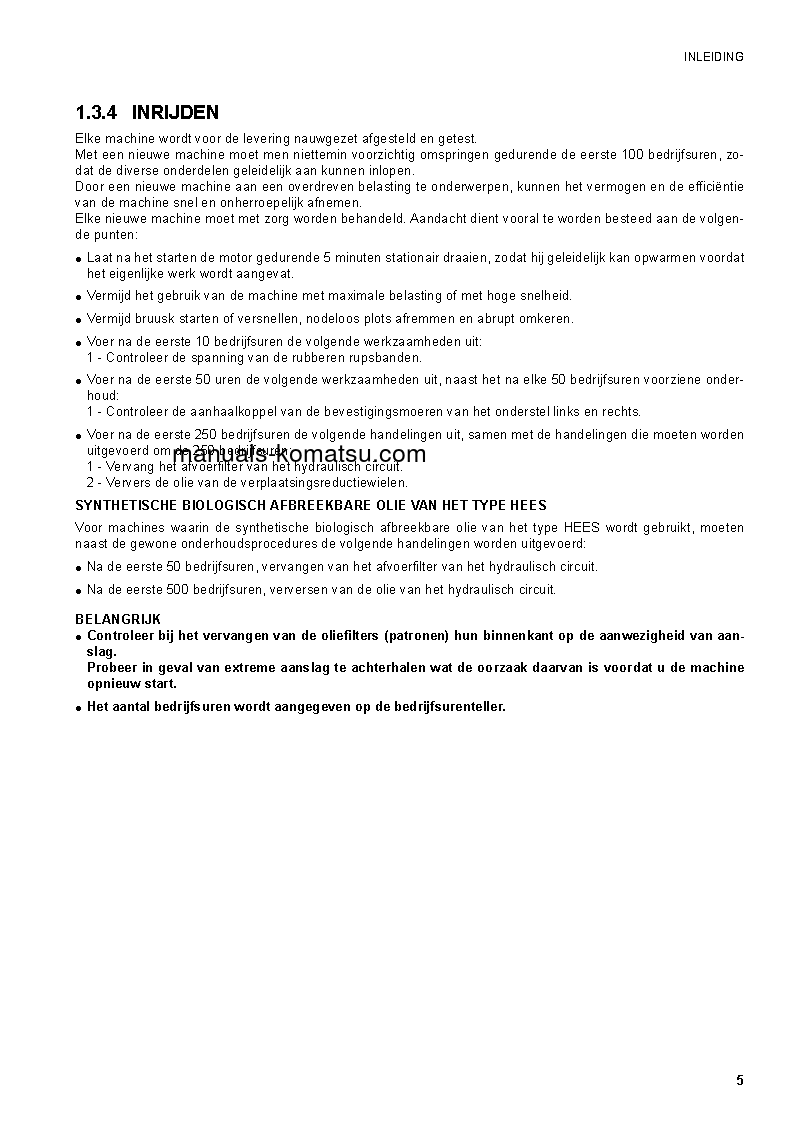 Protected: CK30-1(ITA) S/N F00003-F00187 Operation manual (Dutch)