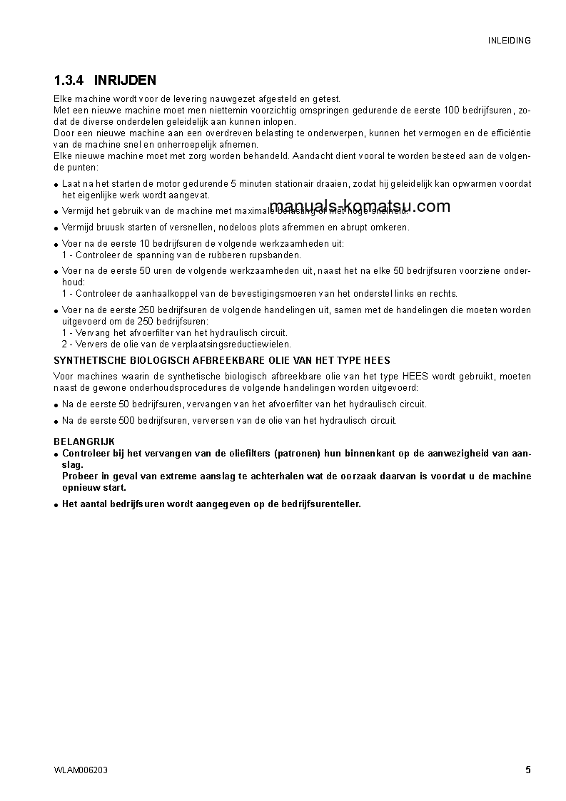 Protected: CK30-1(ITA) S/N F00188-F00197 Operation manual (Dutch)