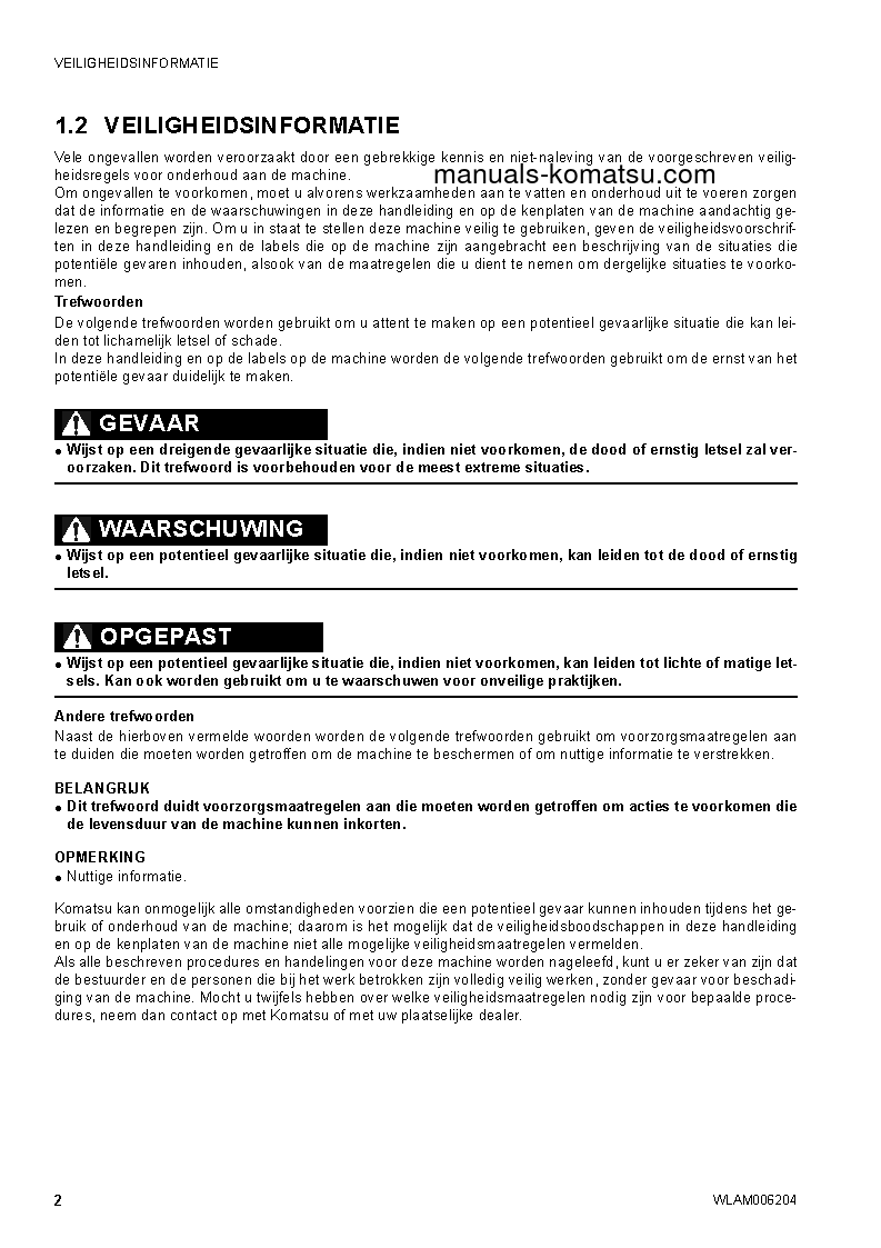 Protected: CK30-1(ITA) S/N F00198-UP Operation manual (Dutch)