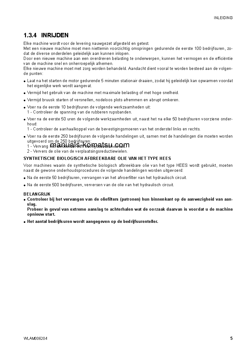 Protected: CK30-1(ITA) S/N F00198-UP Operation manual (Dutch)