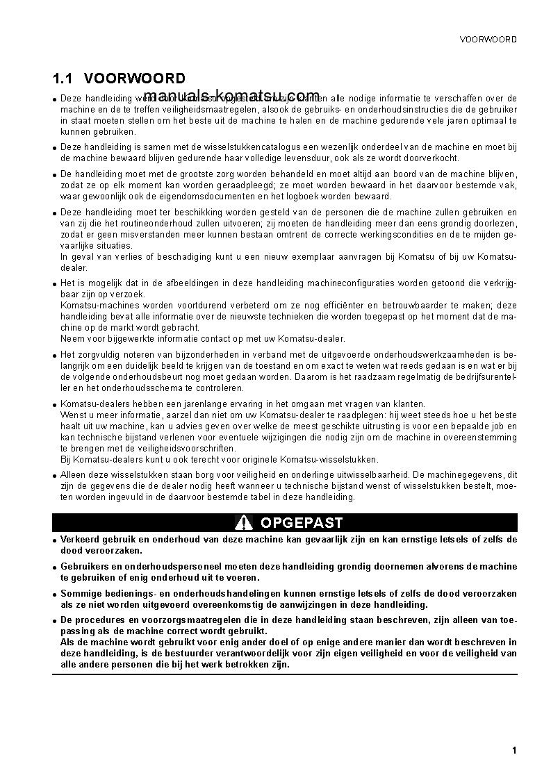 Protected: CK25-1(ITA) S/N F00003-F00070 Operation manual (Dutch)