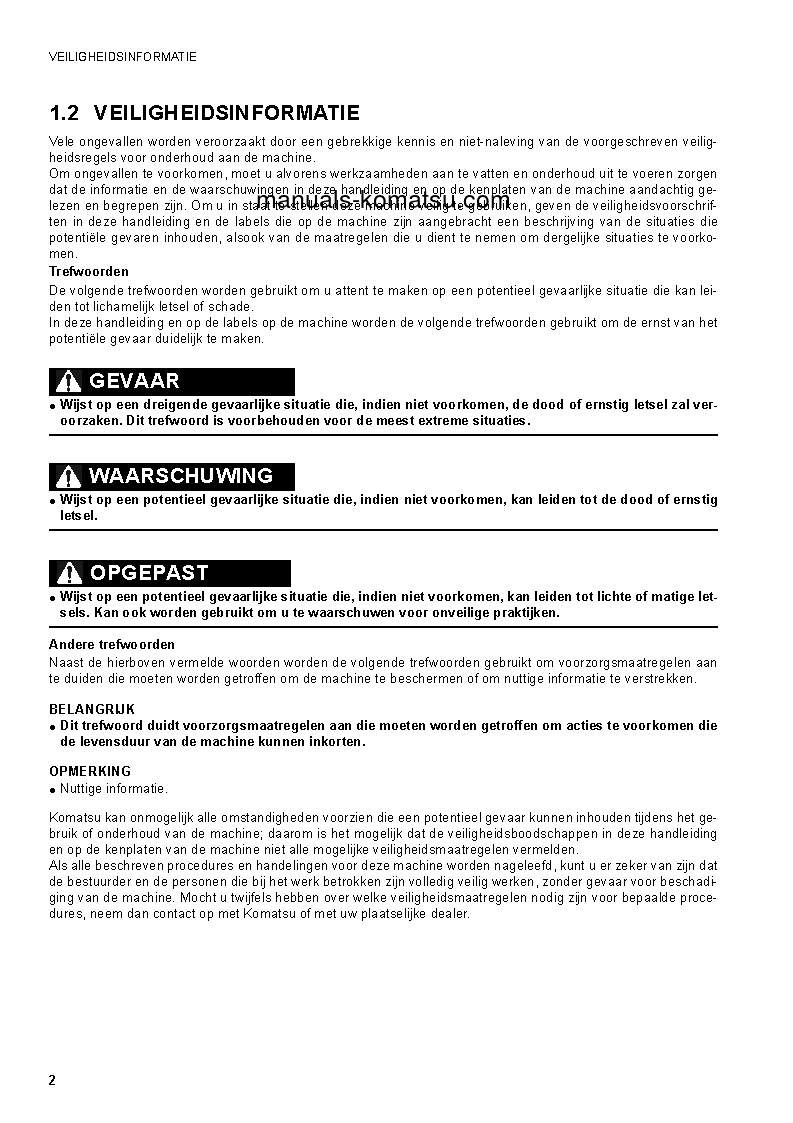 Protected: CK25-1(ITA) S/N F00003-F00070 Operation manual (Dutch)