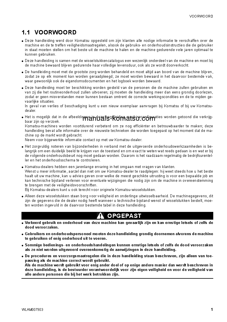 Protected: CK25-1(ITA) S/N F00071-UP Operation manual (Dutch)