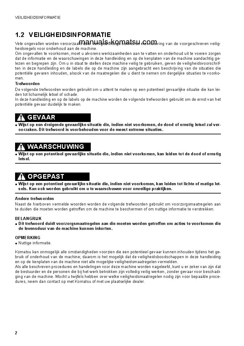 Protected: CK35-1(ITA) S/N F00003-F00054 Operation manual (Dutch)