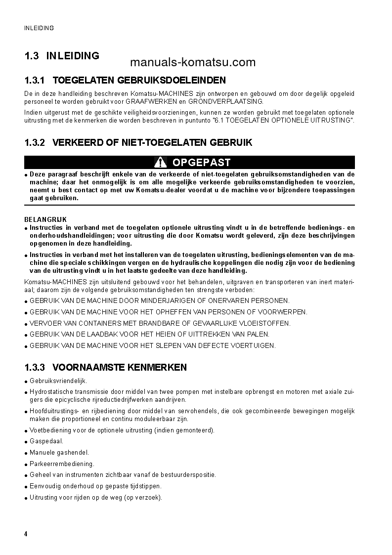 Protected: CK35-1(ITA) S/N F00003-F00054 Operation manual (Dutch)