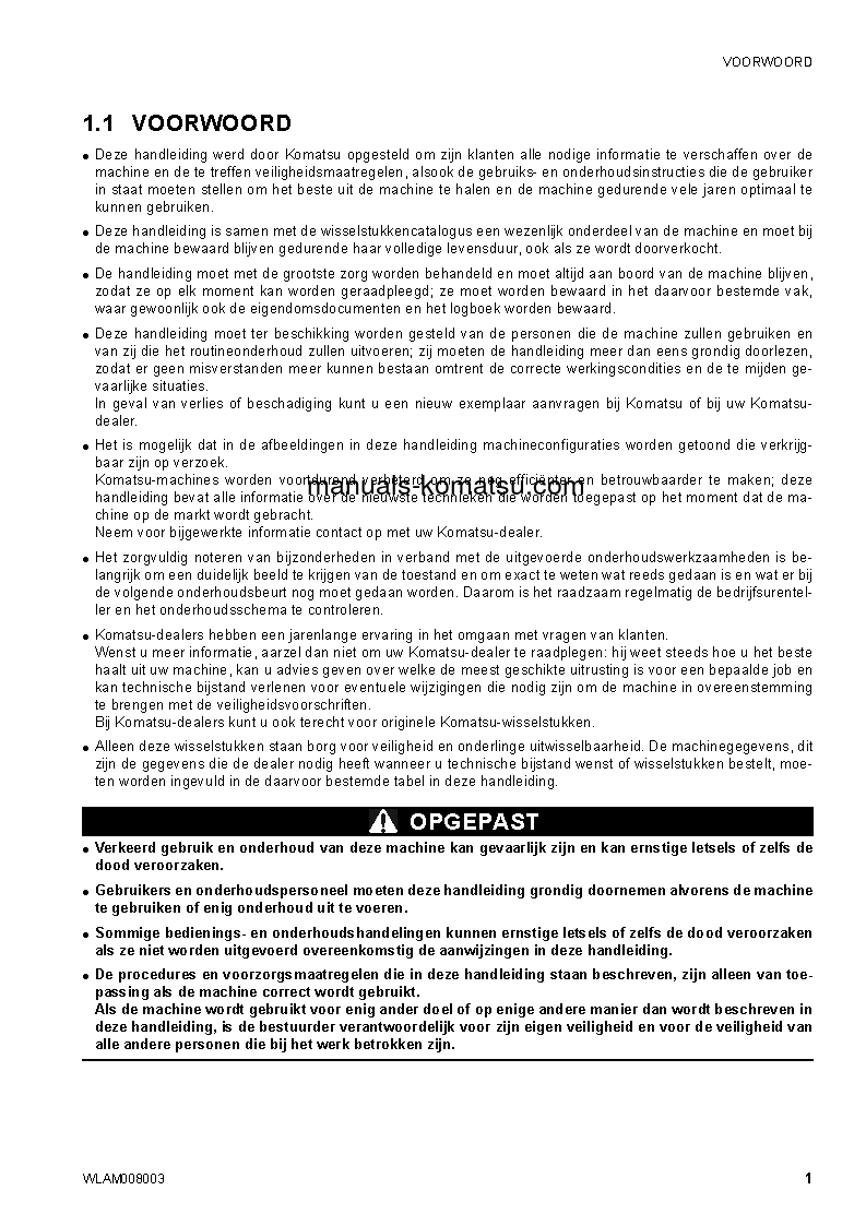 Protected: CK35-1(ITA) S/N F00073-UP Operation manual (Dutch)