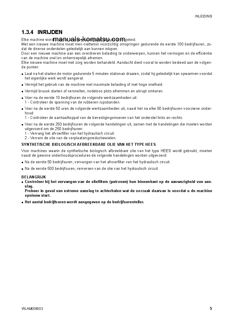 Protected: CK35-1(ITA) S/N F00073-UP Operation manual (Dutch)