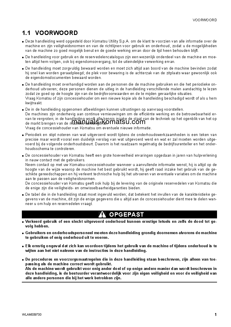 Protected: PC80MR-3(ITA) S/N F00003-UP Operation manual (Dutch)