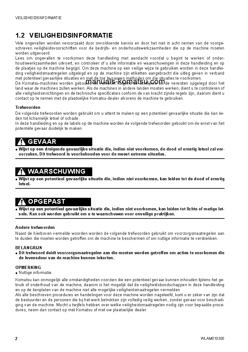 Protected: SK714-5(ITA)-/ S/N F04859-UP Operation manual (Dutch)