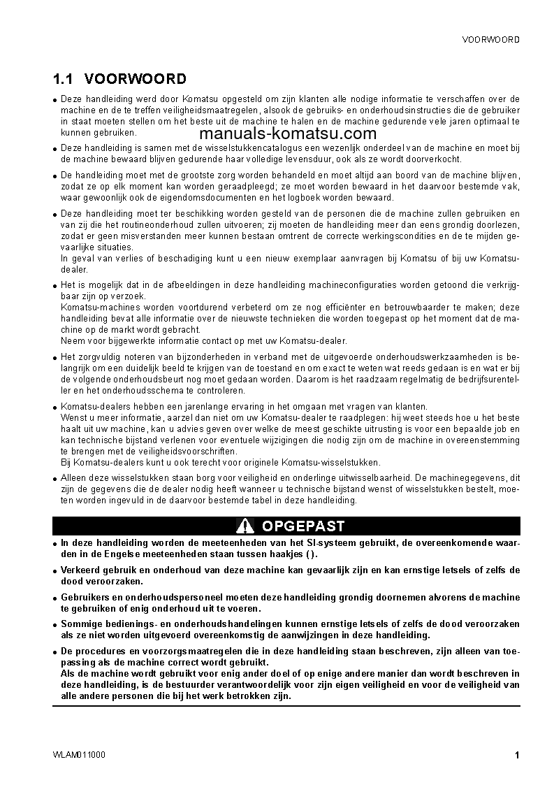 Protected: CK20-1(ITA) S/N F00277-UP Operation manual (Dutch)