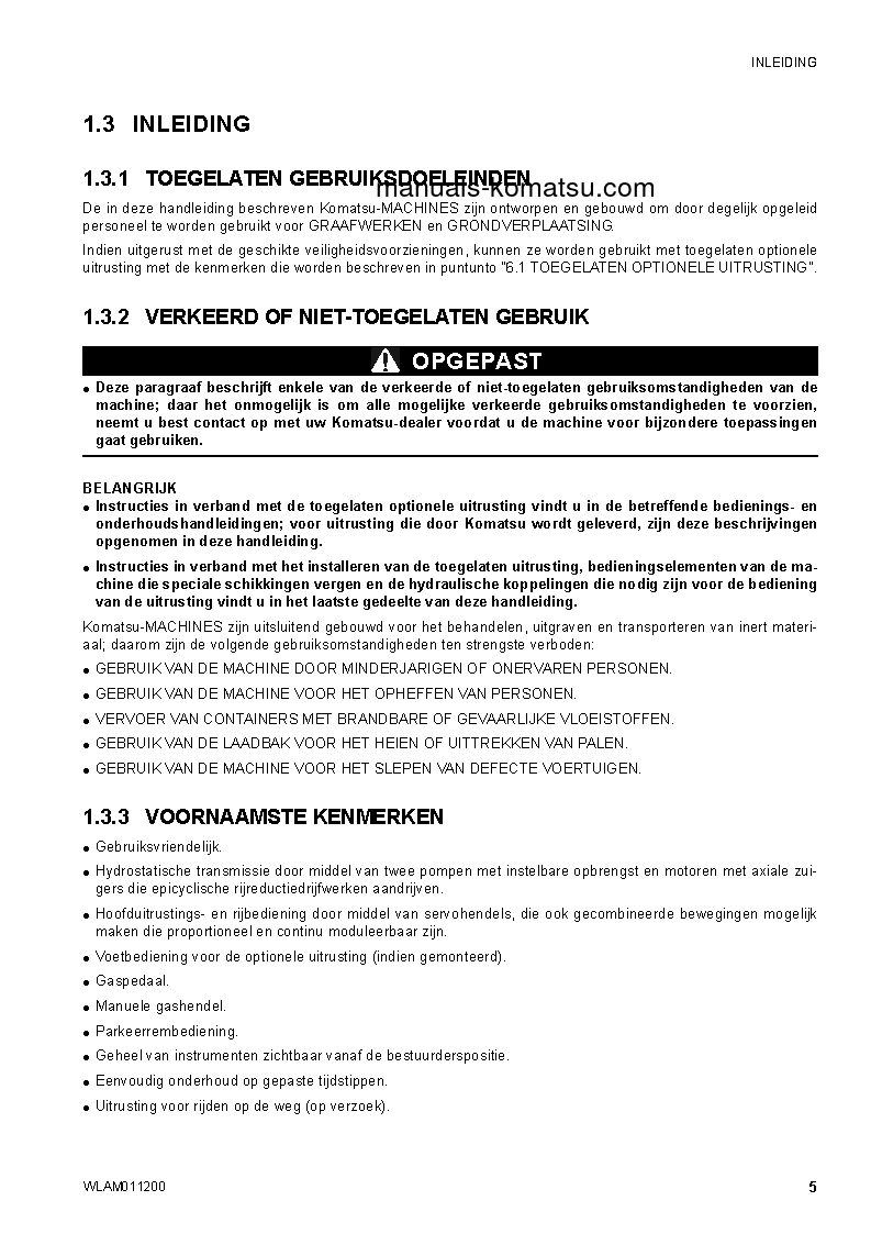 Protected: CK30-1(ITA) S/N F00211-UP Operation manual (Dutch)