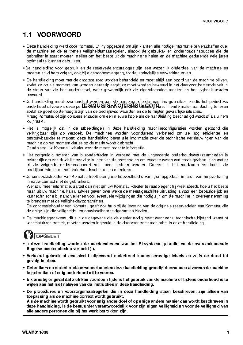 Protected: PC09-1(ITA) S/N 13959-UP Operation manual (Dutch)