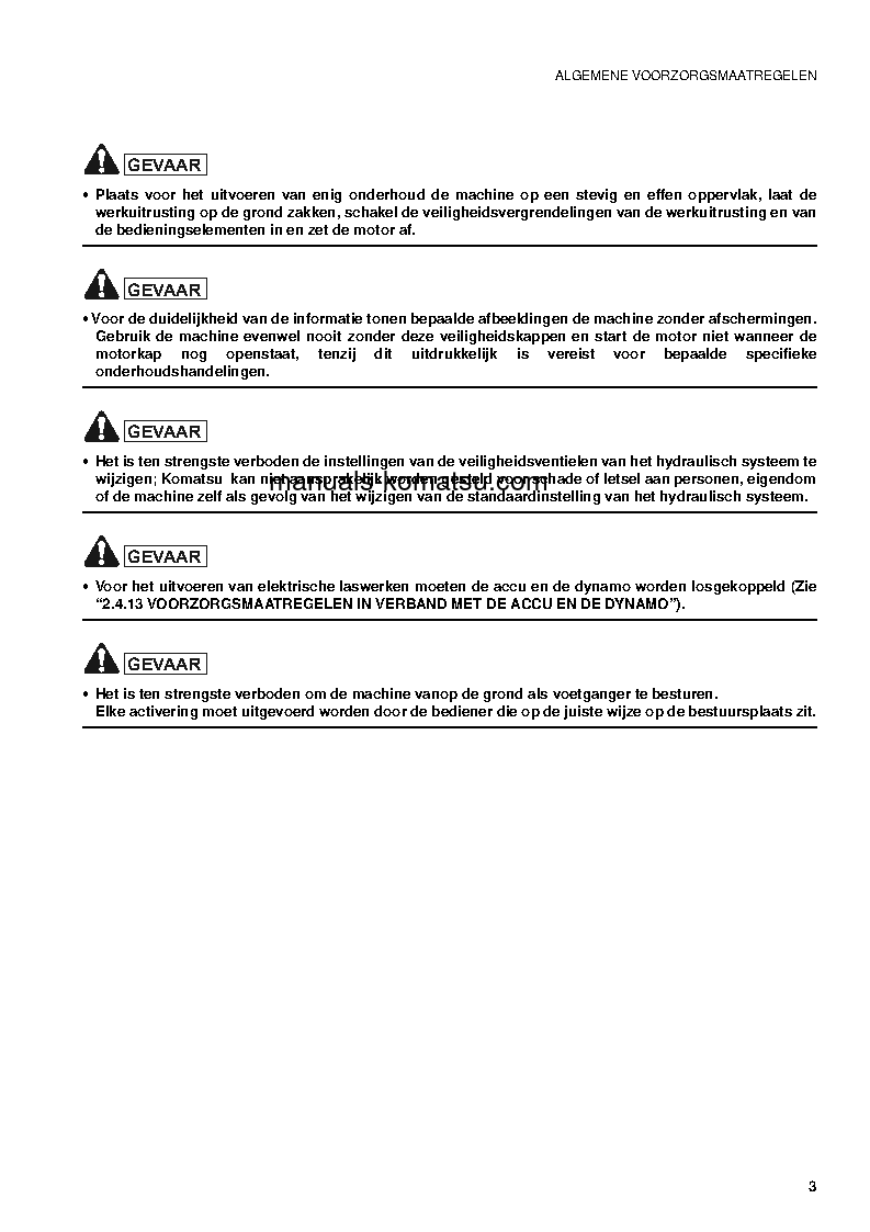 Protected: PC09-1(ITA) S/N 13959-UP Operation manual (Dutch)