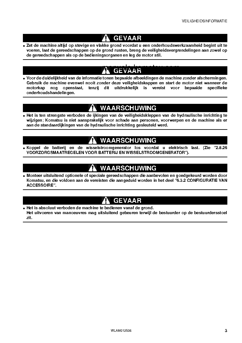 Protected: PC26MR-3(ITA) S/N F31560-UP Operation manual (Dutch)