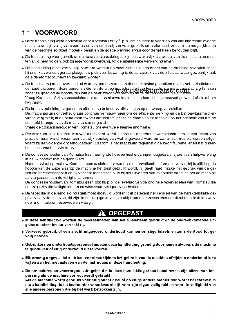 Protected: PC80MR-3(ITA) S/N F00430-UP Operation manual (Dutch)