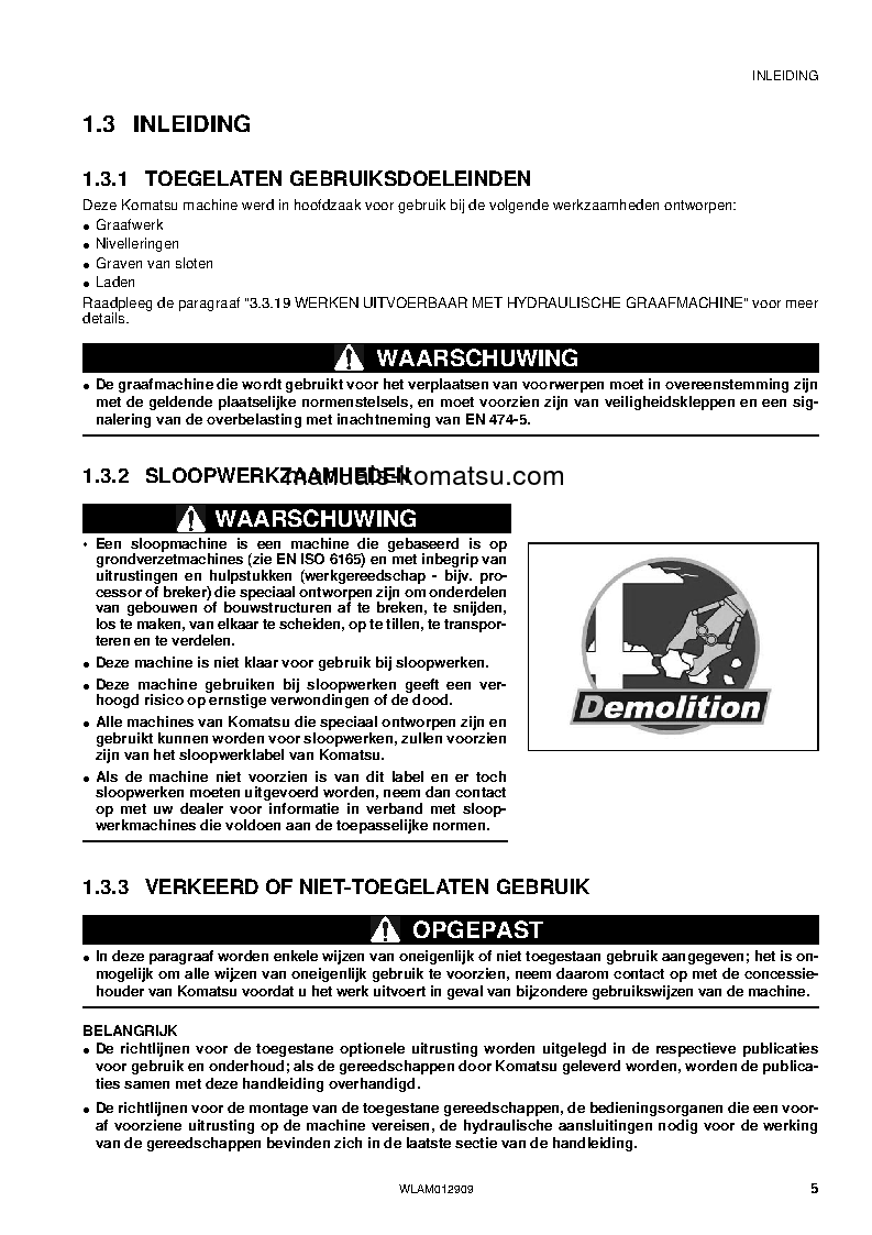 Protected: PC80MR-3(ITA) S/N F00952-UP Operation manual (Dutch)