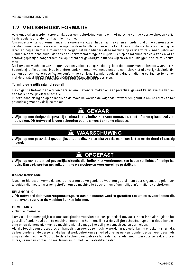 Protected: PC20MR-2(ITA) S/N F00447-UP Operation manual (Dutch)