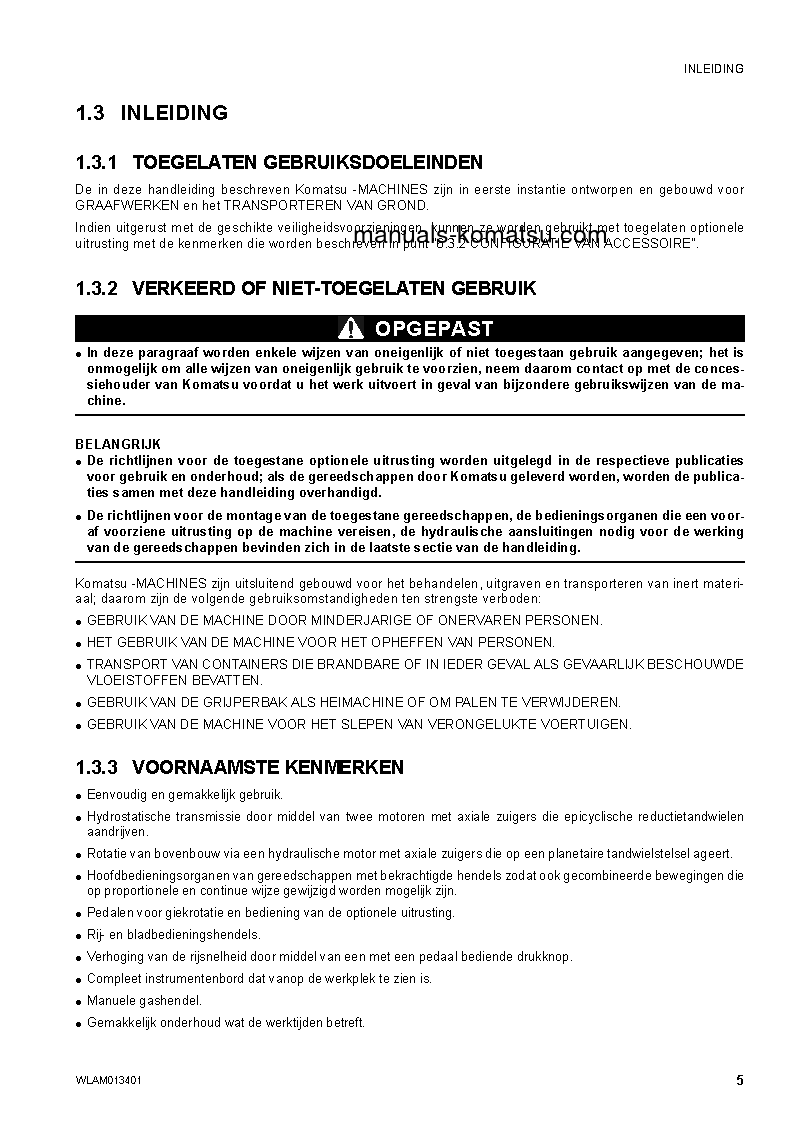 Protected: PC20MR-2(ITA) S/N F00447-UP Operation manual (Dutch)