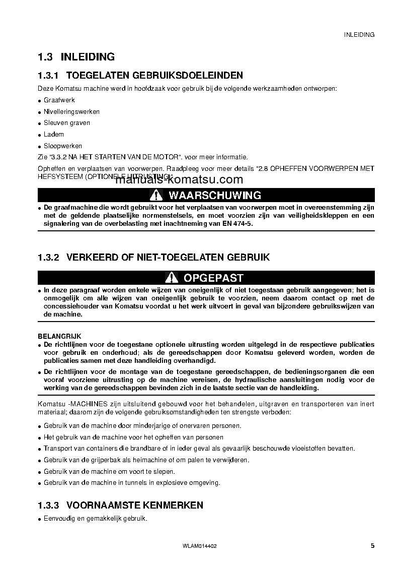 Protected: PC55MR-3(ITA) S/N F30561-UP Operation manual (Dutch)