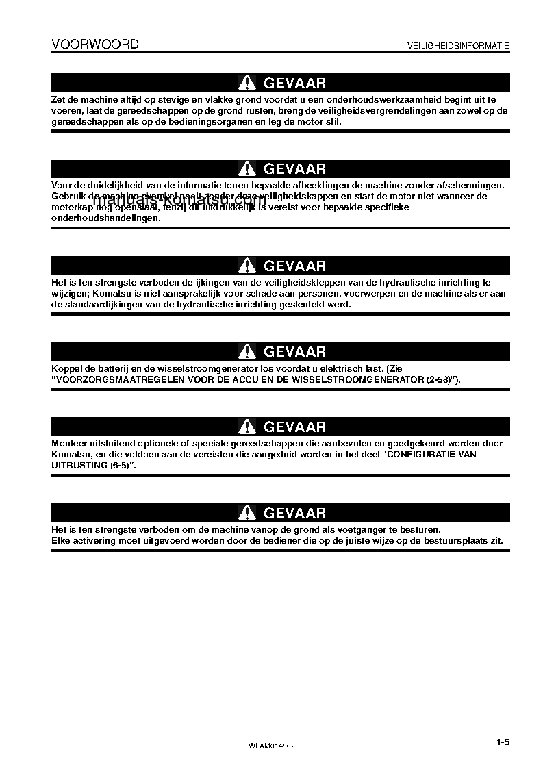 Protected: PC118MR-8(ITA) S/N F00183-UP Operation manual (Dutch)