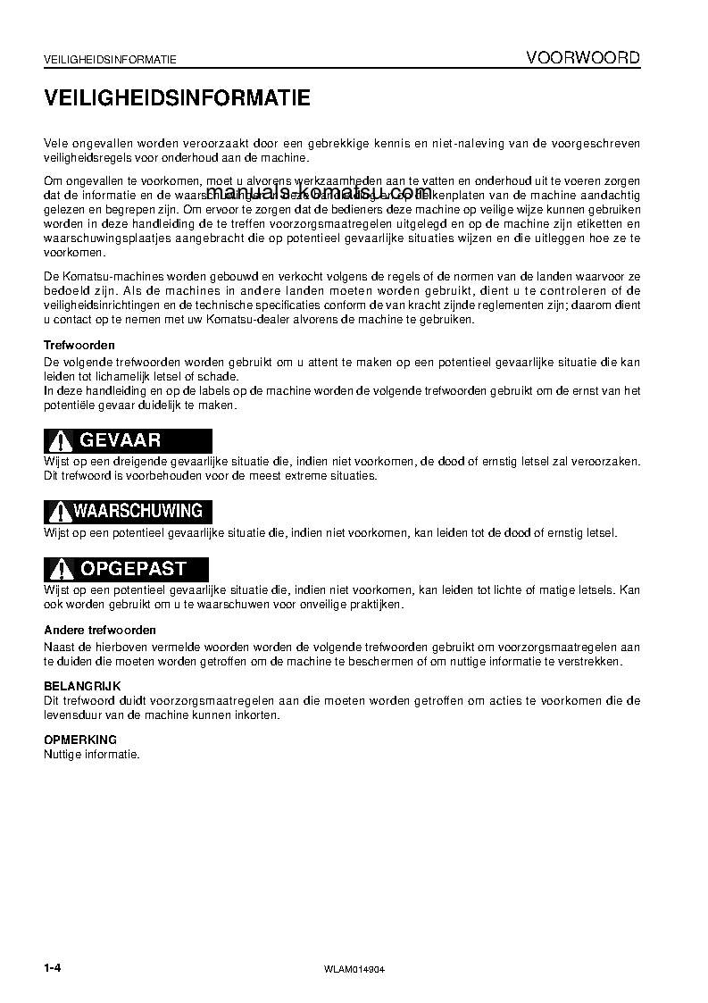 Protected: PW118MR-8(ITA) S/N F00342-UP Operation manual (Dutch)