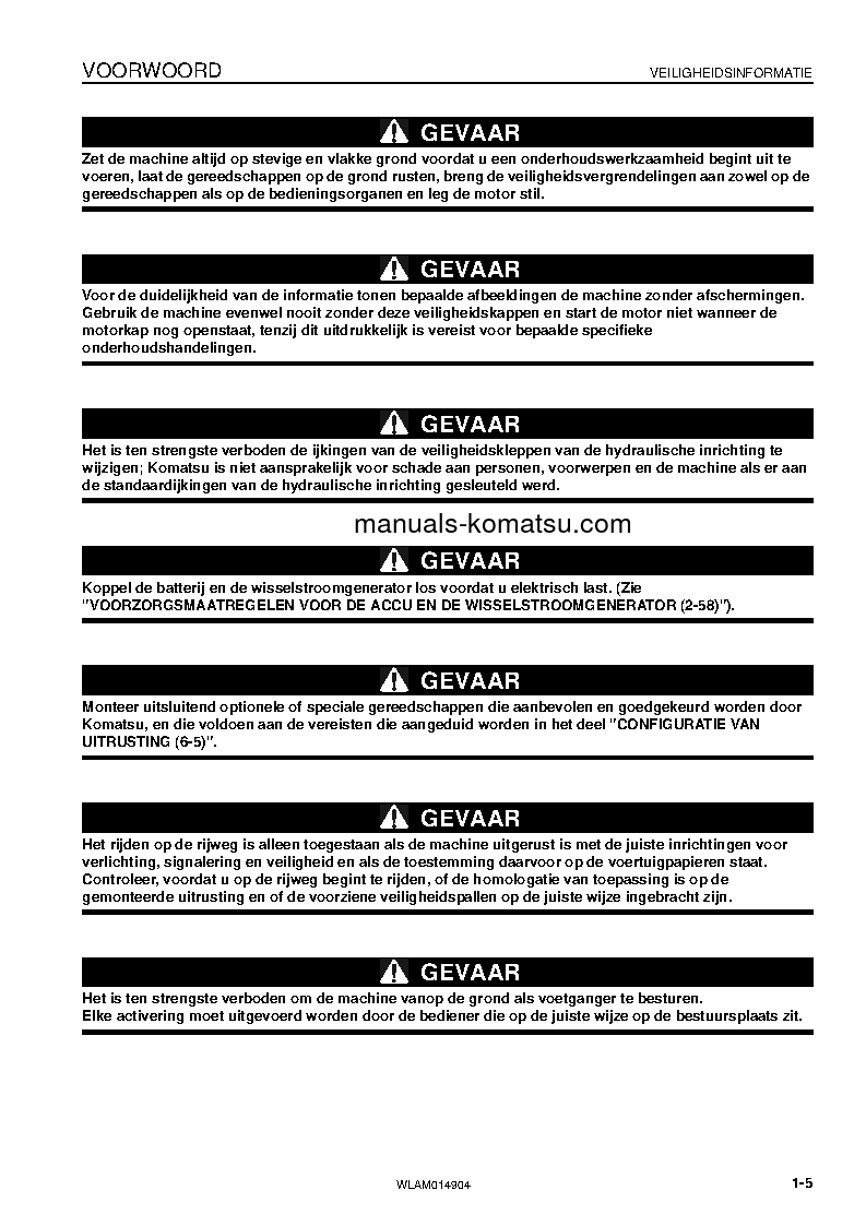 Protected: PW118MR-8(ITA) S/N F00342-UP Operation manual (Dutch)