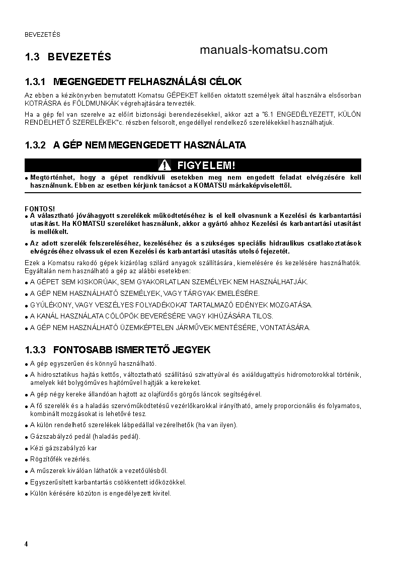 Protected: SK1020-5(ITA)-TURBO S/N 37CTF00432-37CTF00654 Operation manual (Hungarian)