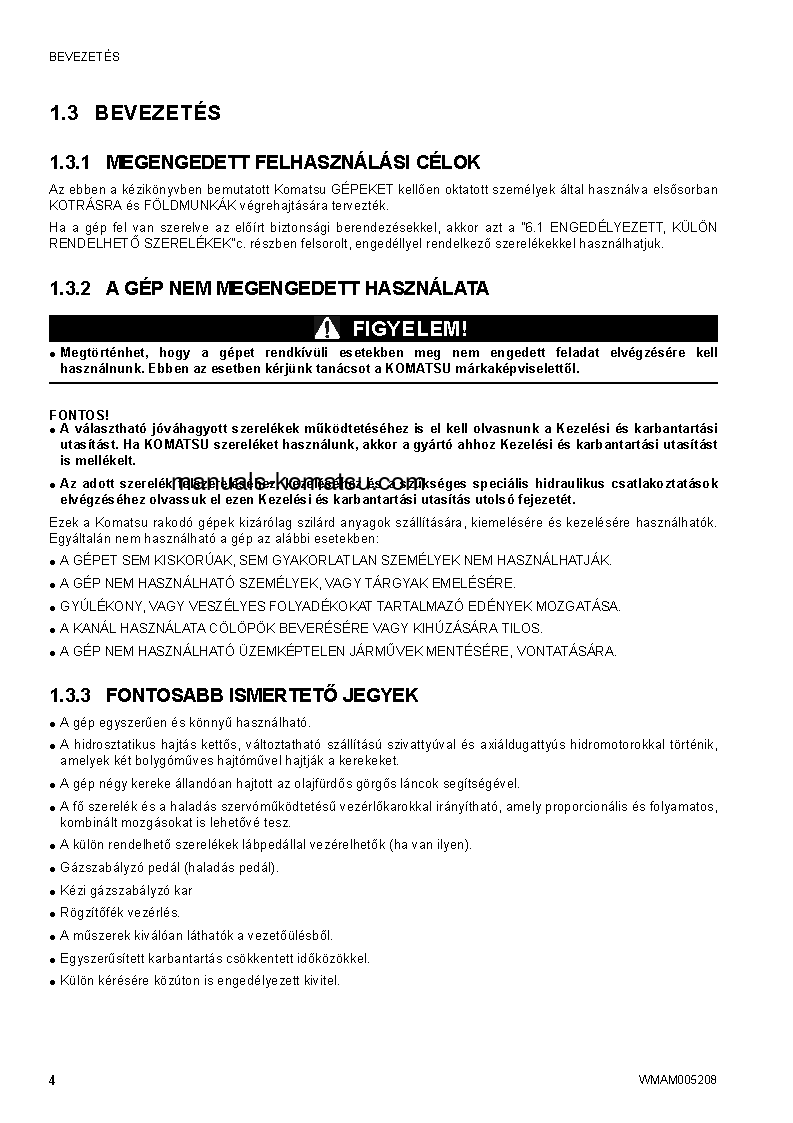 Protected: SK1020-5(ITA)-TURBO S/N 37CTF00655-UP Operation manual (Hungarian)