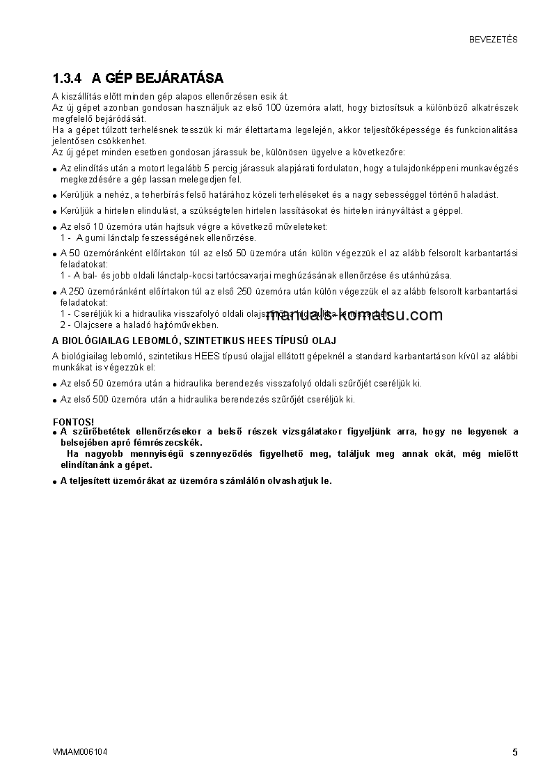 Protected: CK20-1(ITA) S/N F00271-UP Operation manual (Hungarian)