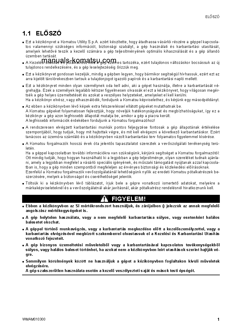 Protected: SK714-5(ITA)-/ S/N F04859-UP Operation manual (Hungarian)