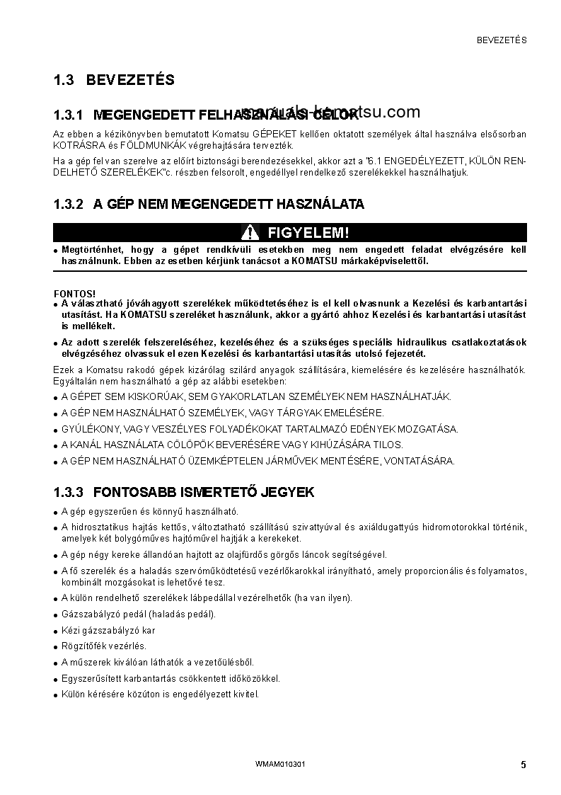 Protected: SK714-5(ITA)-/ S/N F05278-UP Operation manual (Hungarian)