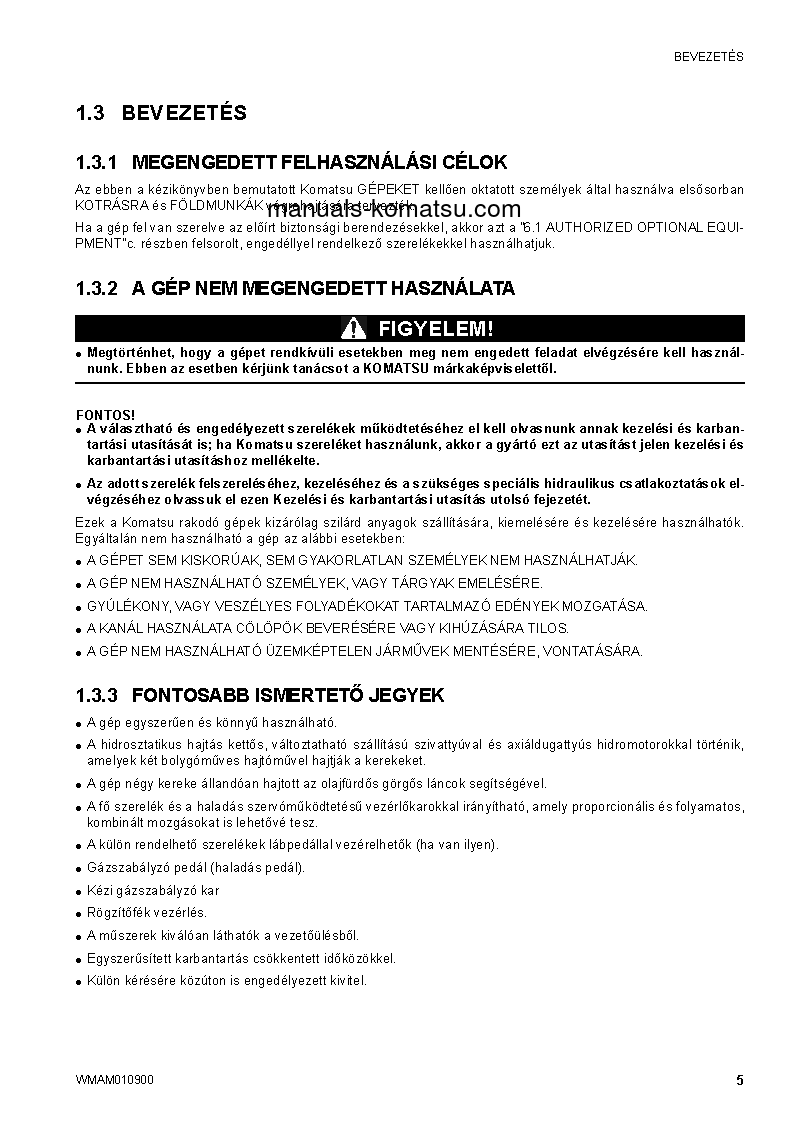 Protected: SK1026-5(ITA)-TURBO S/N F50103-UP Operation manual (Hungarian)