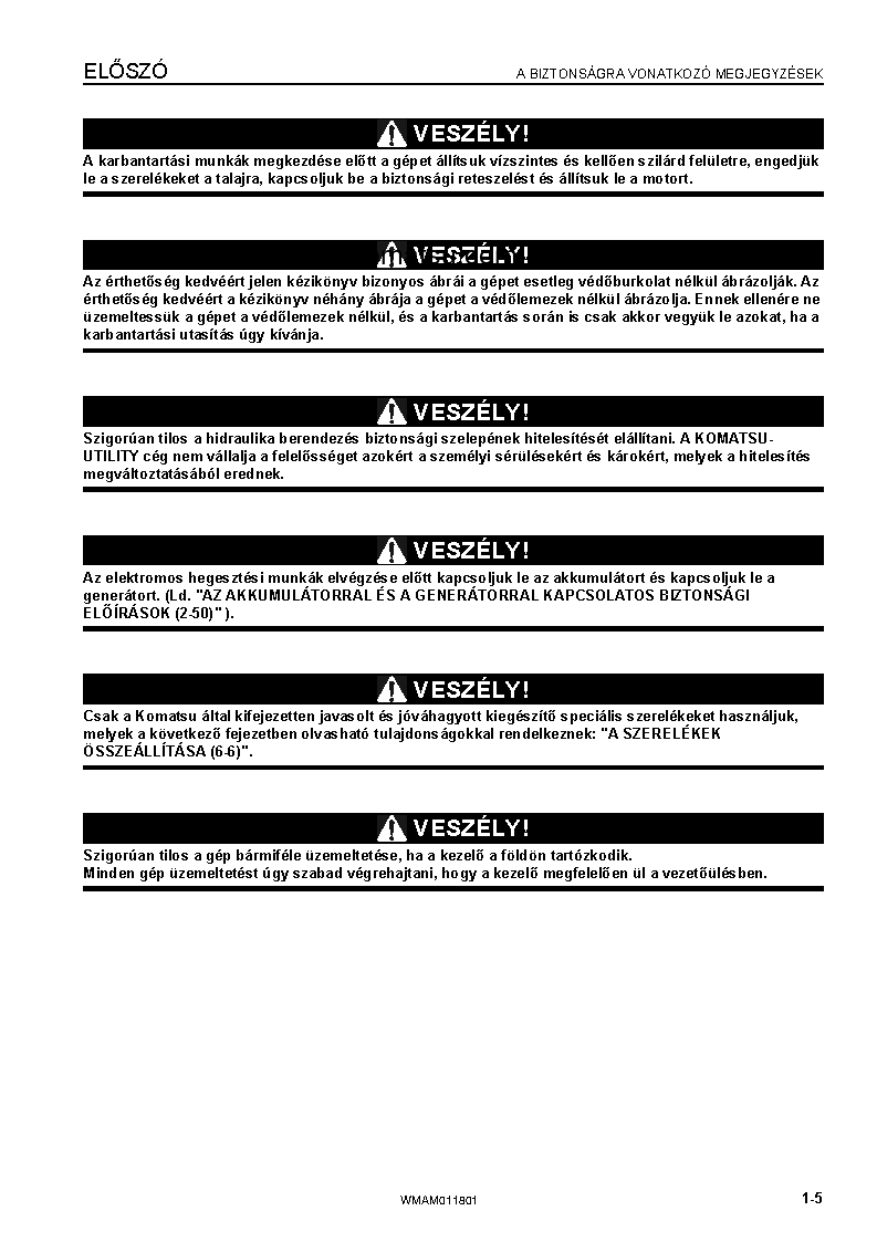 Protected: PC09-1(ITA) S/N 14754-UP Operation manual (Hungarian)