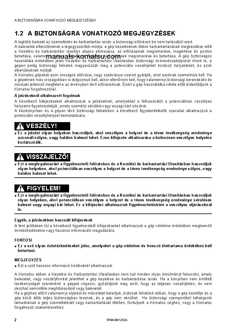 Protected: PC26MR-3(ITA) S/N F31129-UP Operation manual (Hungarian)