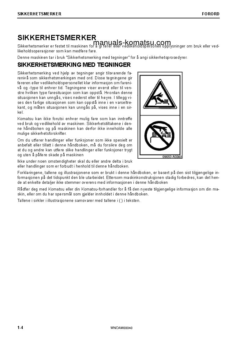 Protected: PC88MR-10(ITA) S/N F10003-UP Operation manual (Norwegian)