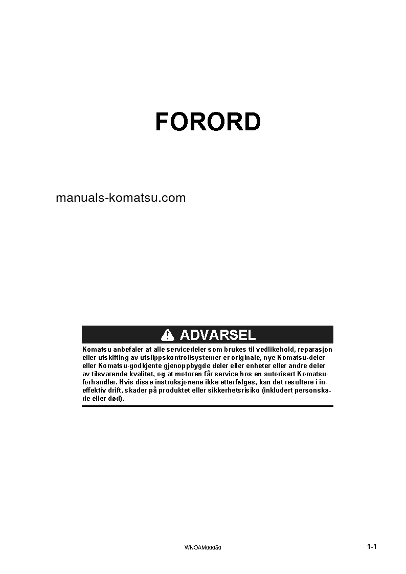 Protected: PC78US-10(JPN) S/N 30027-UP Operation manual (Norwegian)