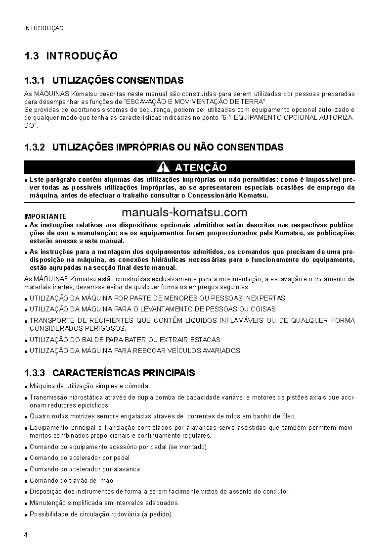 Protected: SK1020-5(ITA) S/N 37CF00126-37CF00137 Operation manual (Portuguese)