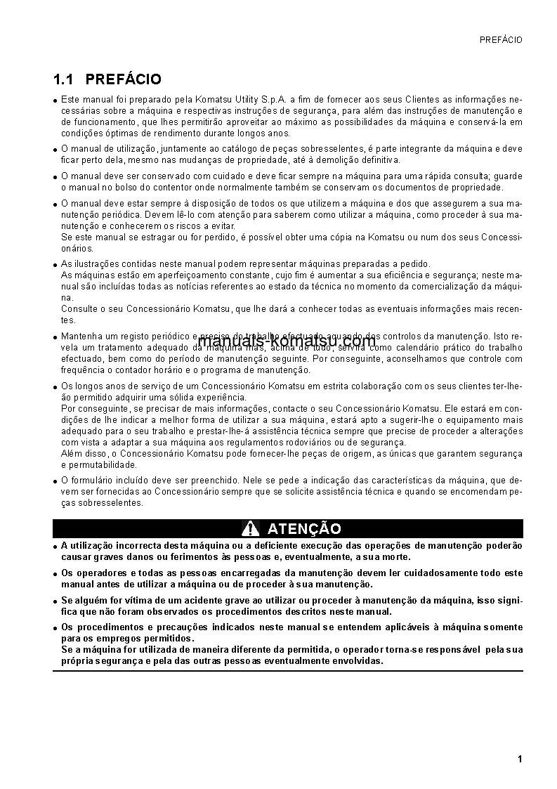 Protected: SK1020-5(ITA)-TURBO S/N 37CTF00147-37CTF00363 Operation manual (Portuguese)