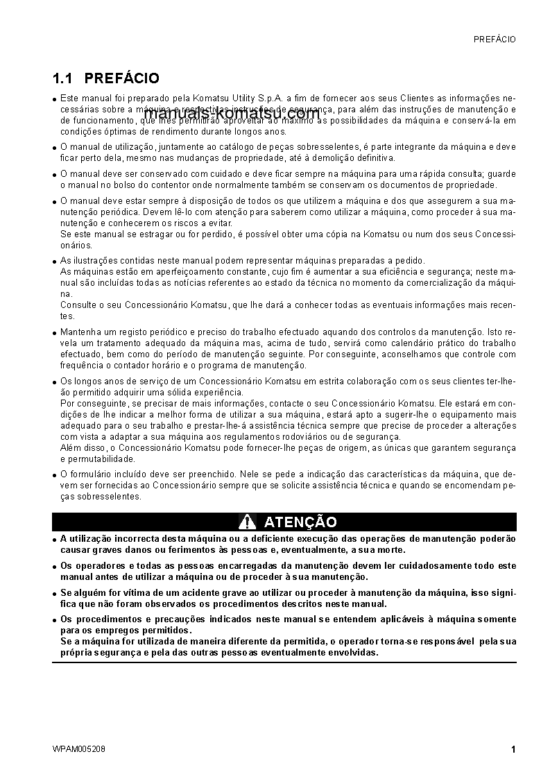 Protected: SK1020-5(ITA)-TURBO S/N 37CTF00655-UP Operation manual (Portuguese)