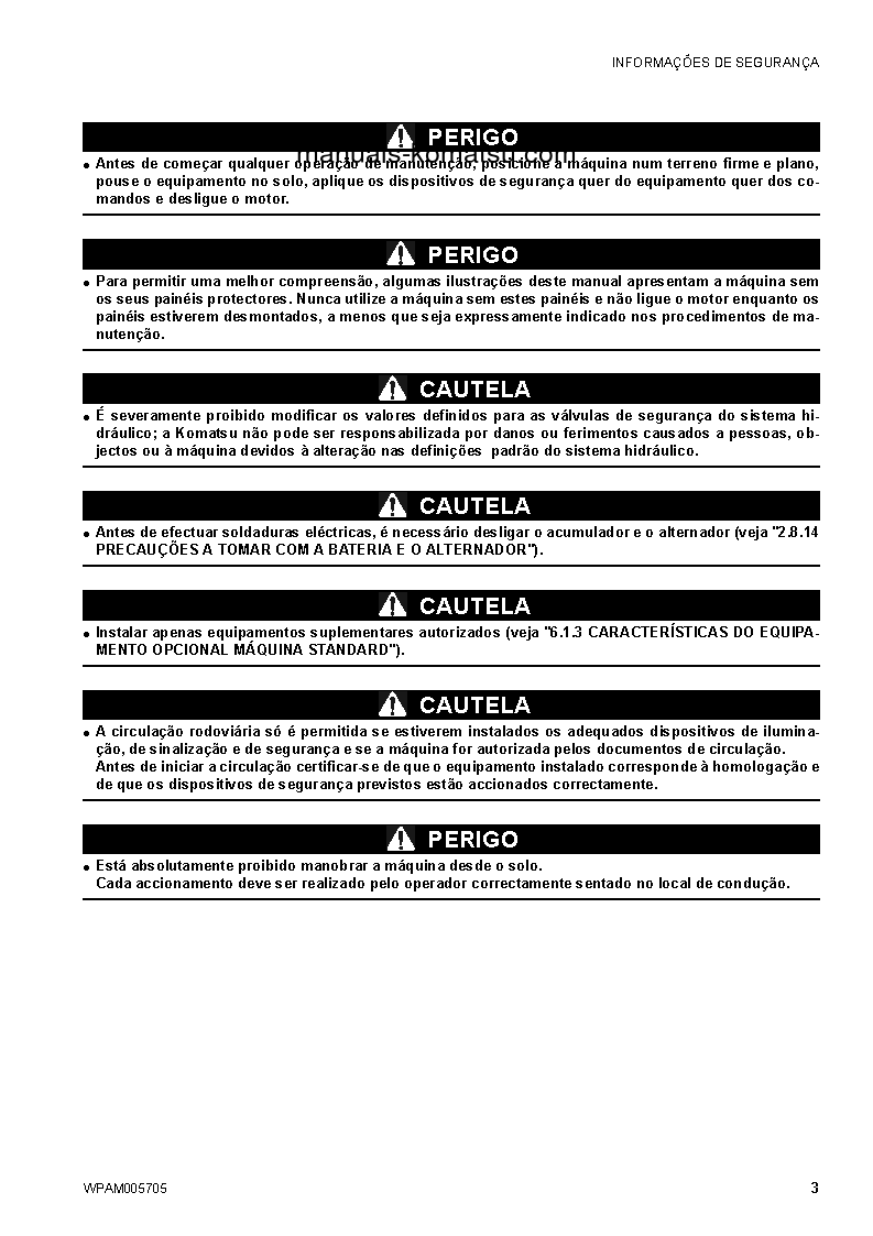 Protected: SK1026-5(ITA) S/N 37CTF50083-UP Operation manual (Portuguese)
