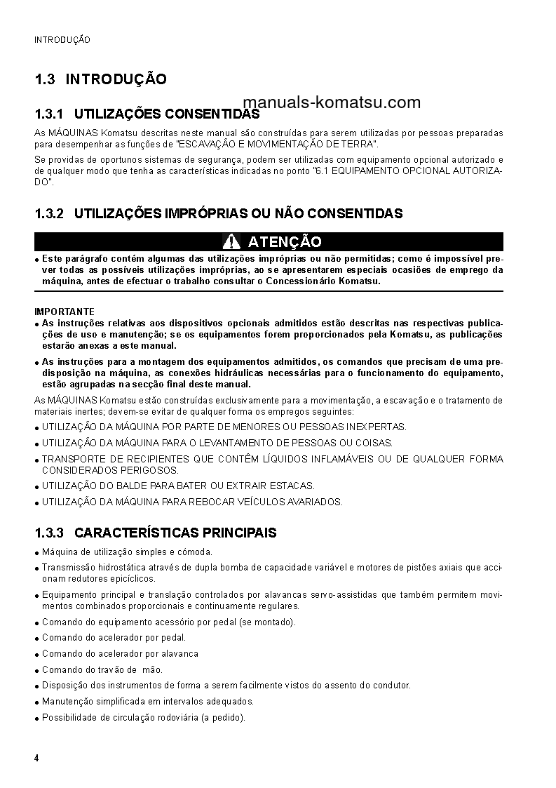 Protected: CK20-1(ITA) S/N F00003-F00270 Operation manual (Portuguese)