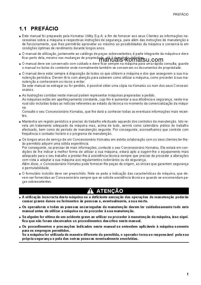 Protected: CK30-1(ITA) S/N F00003-F00187 Operation manual (Portuguese)