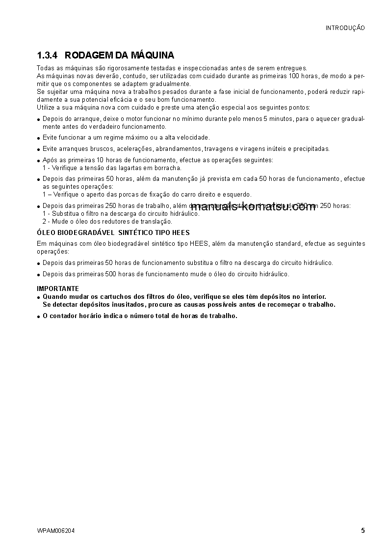 Protected: CK30-1(ITA) S/N F00198-UP Operation manual (Portuguese)