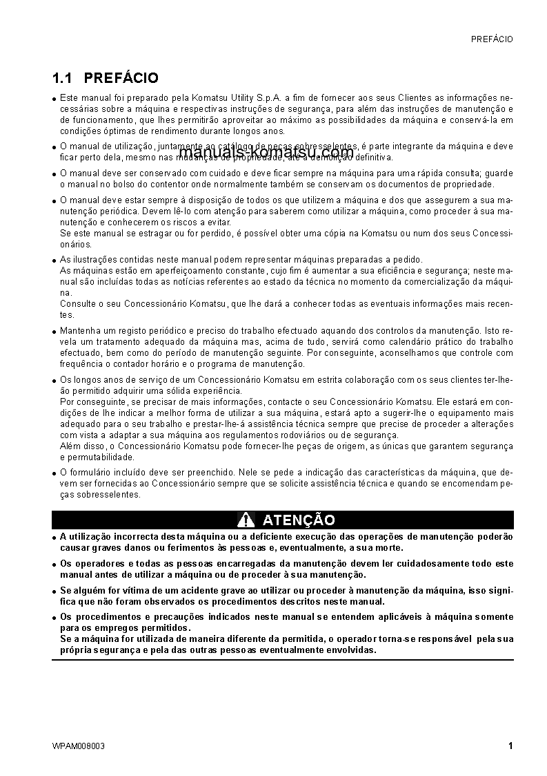 Protected: CK35-1(ITA) S/N F00073-UP Operation manual (Portuguese)