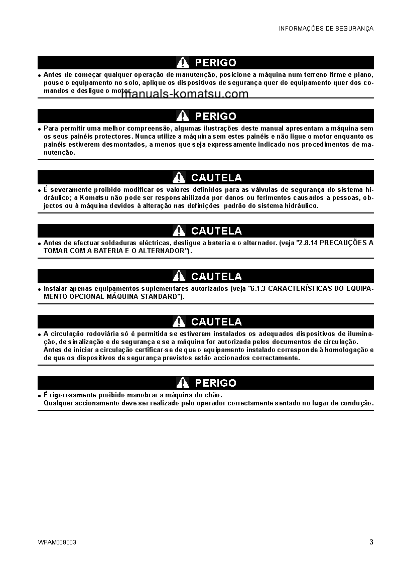 Protected: CK35-1(ITA) S/N F00073-UP Operation manual (Portuguese)