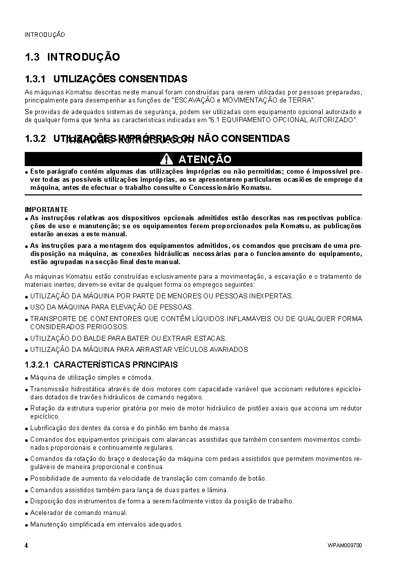 Protected: PC80MR-3(ITA) S/N F00003-UP Operation manual (Portuguese)