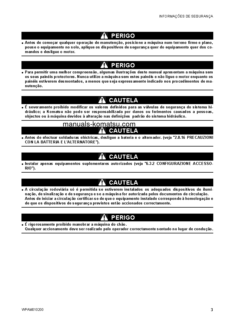 Protected: SK510-5(ITA) S/N F00936-UP Operation manual (Portuguese)